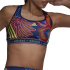 Sutiã esportivo adidas Farm Rio Mulher Azul