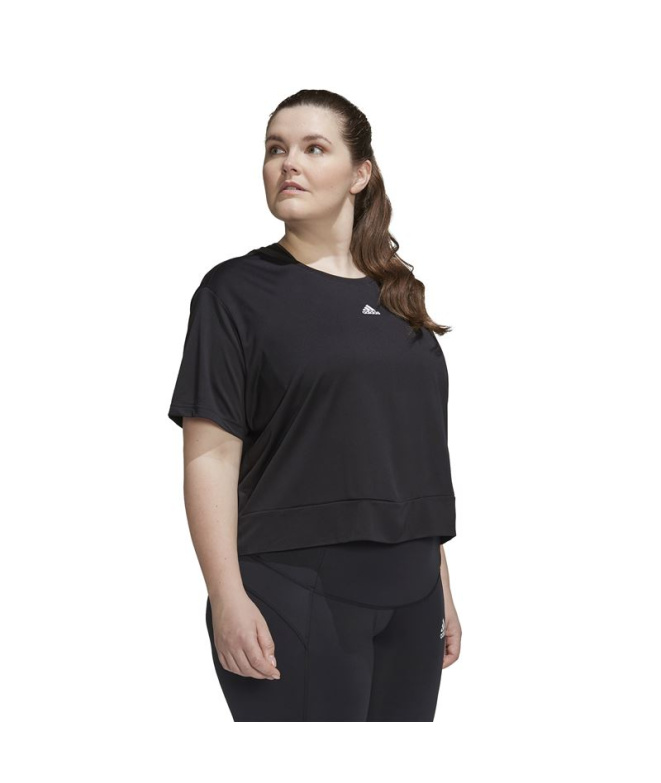 Camiseta adidas AeroReady Studio Loose Cropped...