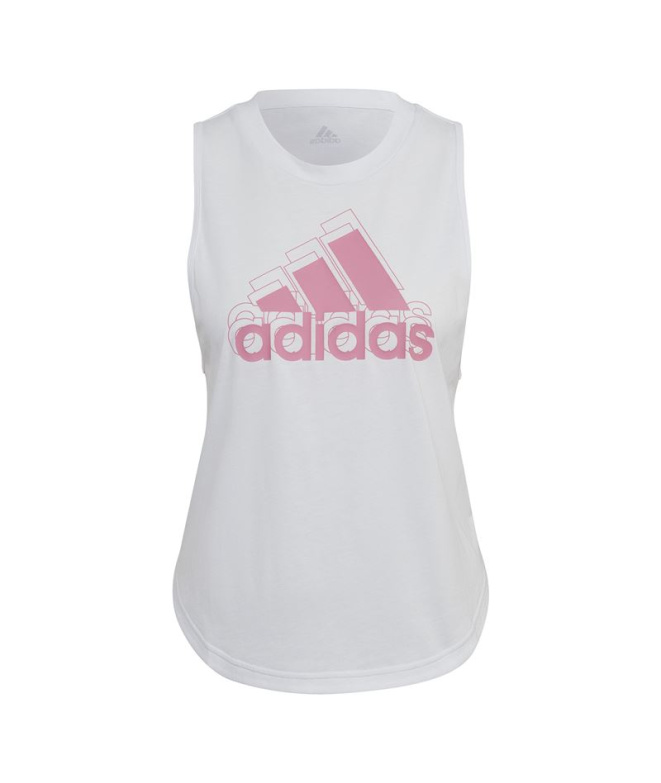 Camiseta adidas AEROREADY Racerback Mujer White