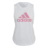 Camiseta adidas AEROREADY Racerback Mulher White