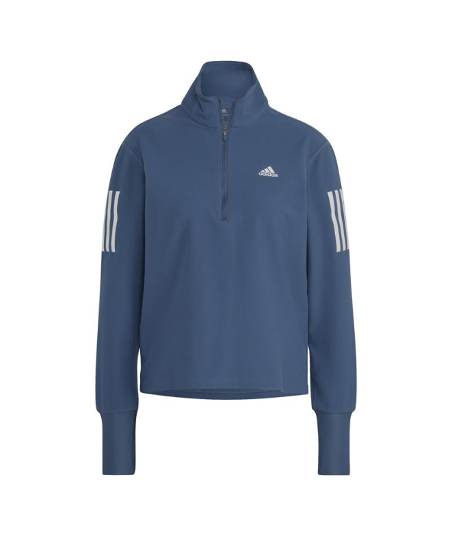 Sweat de running adidas Own the Run 1/2 Zip Femme