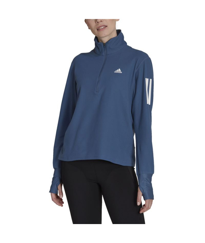 Sweat de running adidas Own the Run 1/2 Zip Femme