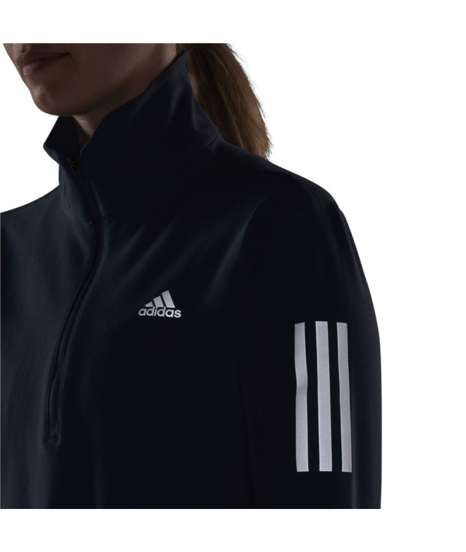 Sweat de running adidas Own the Run 1/2 Zip Femme