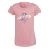 T-shirt adidas Graphique Fille Rose
