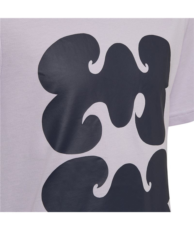 Camiseta adidas Marimekko Gráfico Infantil Violeta