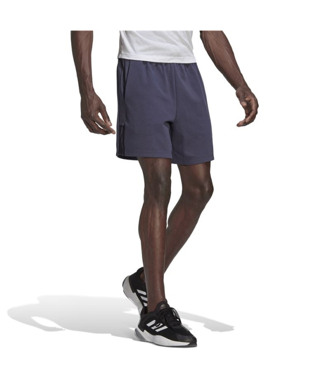 Calça de yoga adidas Homem Azul