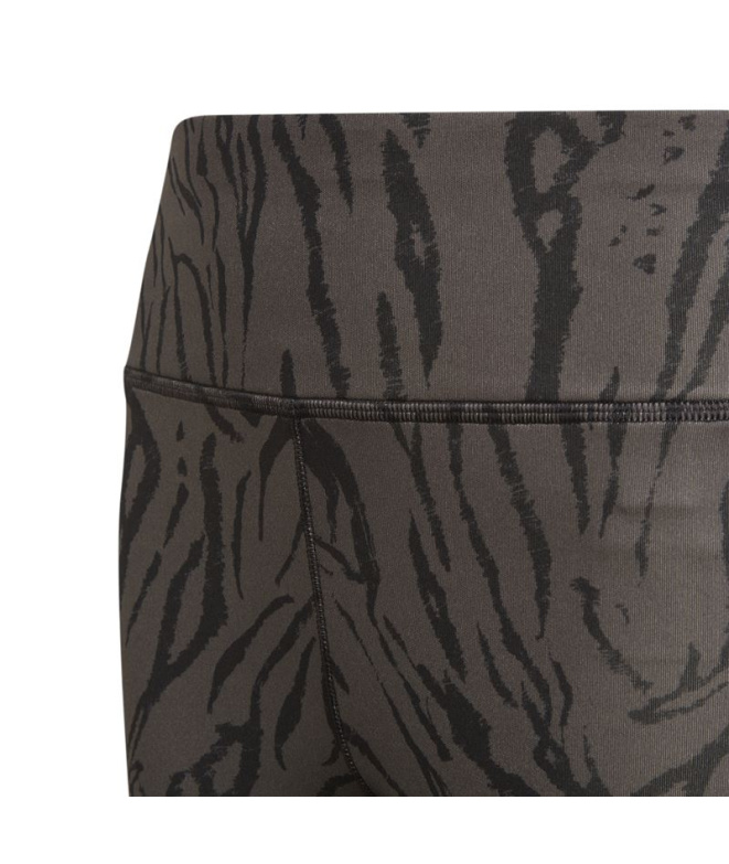 Pantalons adidas 7/8 Sport Animal Print Fille Grey