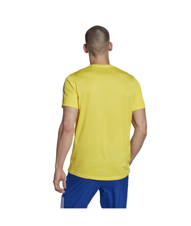 T-shirt de running adidas Won The Run Homme Jaune