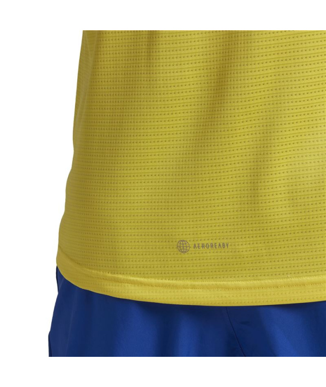 T-shirt de running adidas Won The Run Homme Jaune