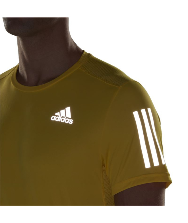 T-shirt de running adidas Won The Run Homme Jaune