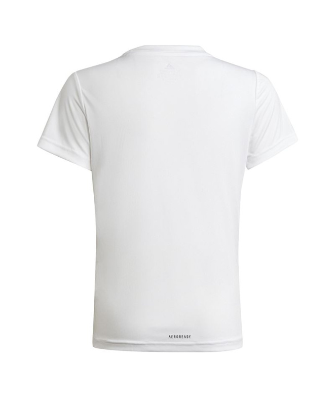 Camiseta adidas Designed To Move Niña White