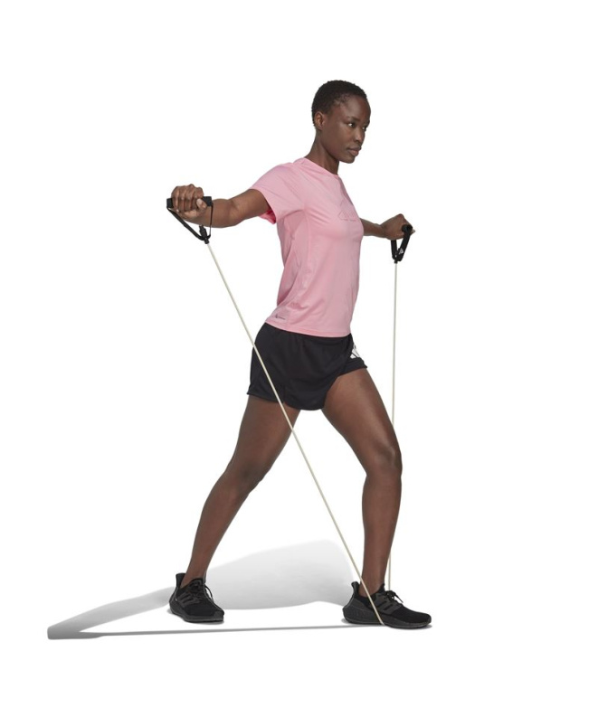 Calça Curtos adidas Pacer 3 Stripes Knit Mulher BK