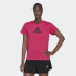 Camiseta de treino adidas Designe 2 Move Logo fúcsia Mulher