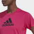 T-shirt d'entraînement adidas Design 2 Move Logo fuchsia Femme