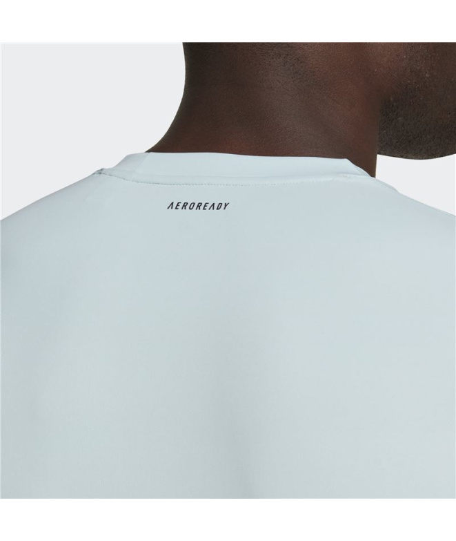 T-shirt adidas Club Tennis 3 bandes bleu Homme