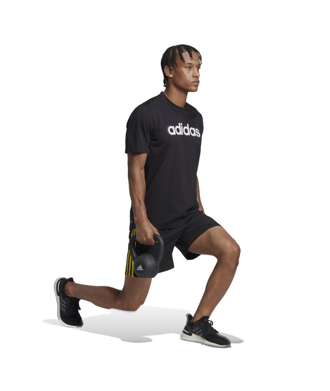Calça adidas Hiit 3S Homem Preto