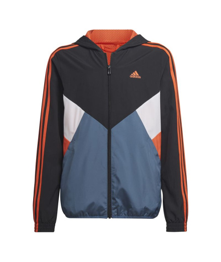 Veste adidas Colorblock noir Enfant