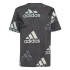 Camiseta adidas Brand Love Infantil Preto