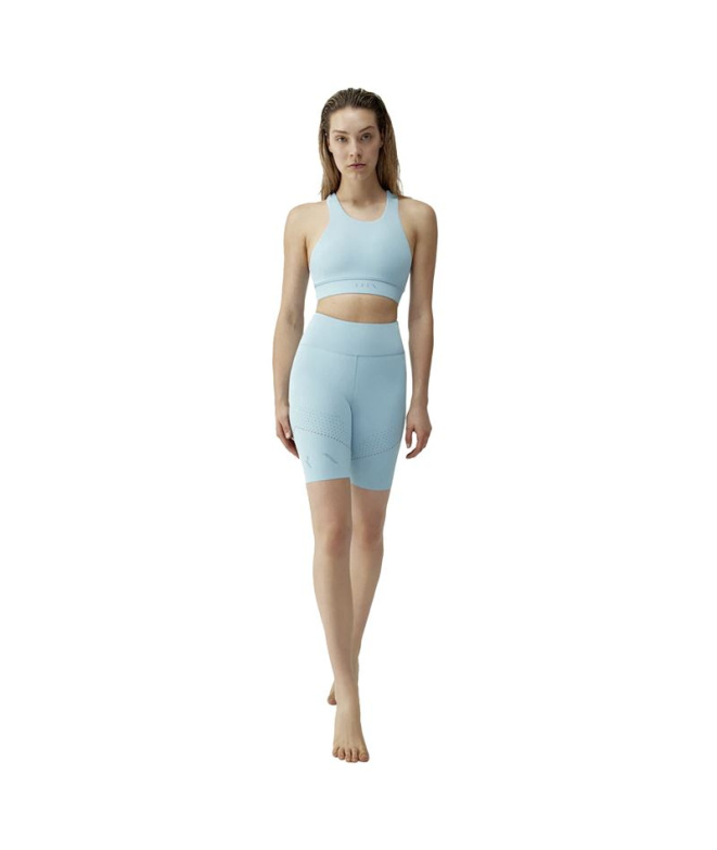 Collants courtes Born Living Yoga Yanal Nice Blue