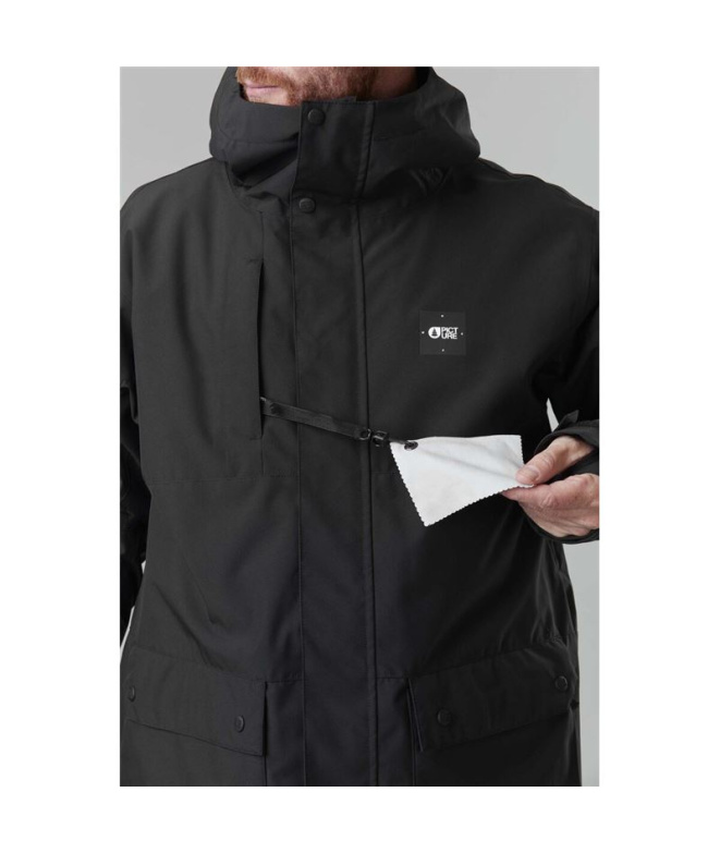 Chaqueta negra de esquí Picture Fines Hombre