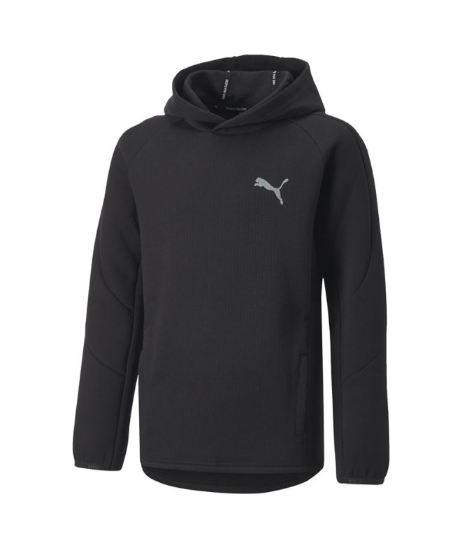 Moletom Puma Evostripe Youth Hoodie Preto Infantil