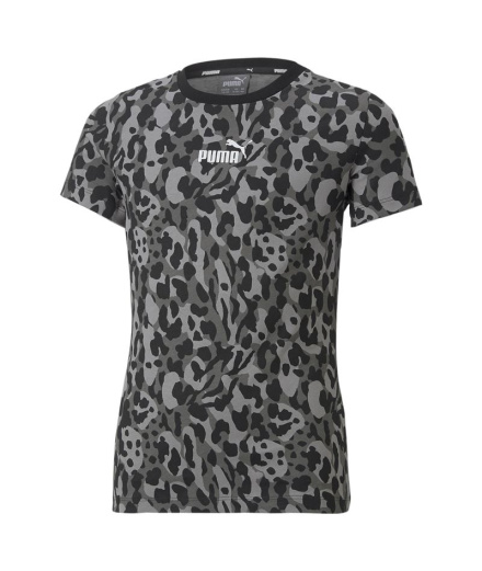Camiseta Puma Alpha AOP Niña Bk