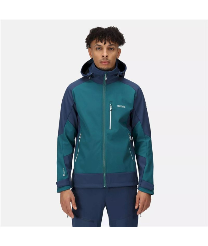 Casaco de trail Regatta Hewitts VII verde Homem