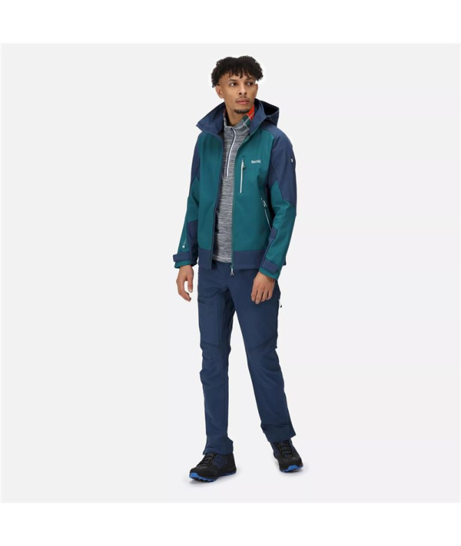 Veste de trail Regatta Hewitts VII vert Homme