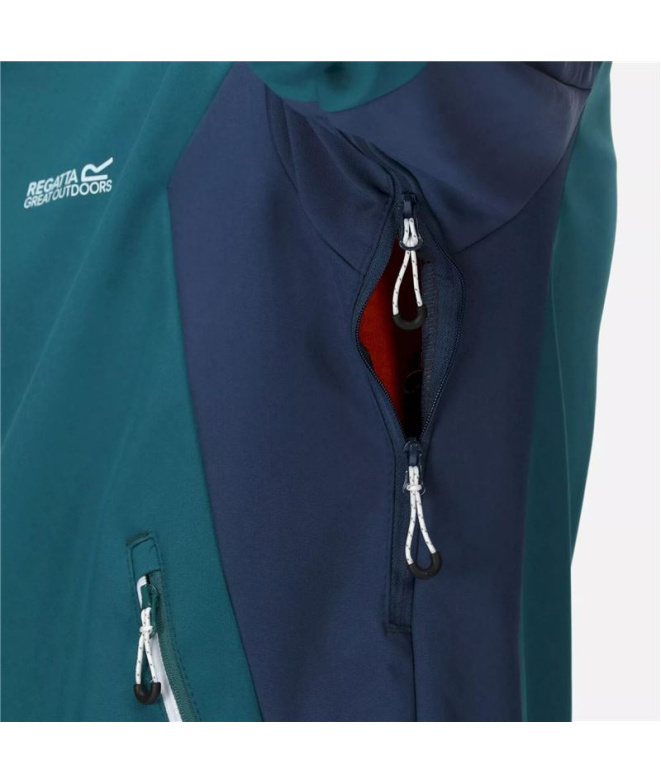 Casaco de trail Regatta Hewitts VII verde Homem