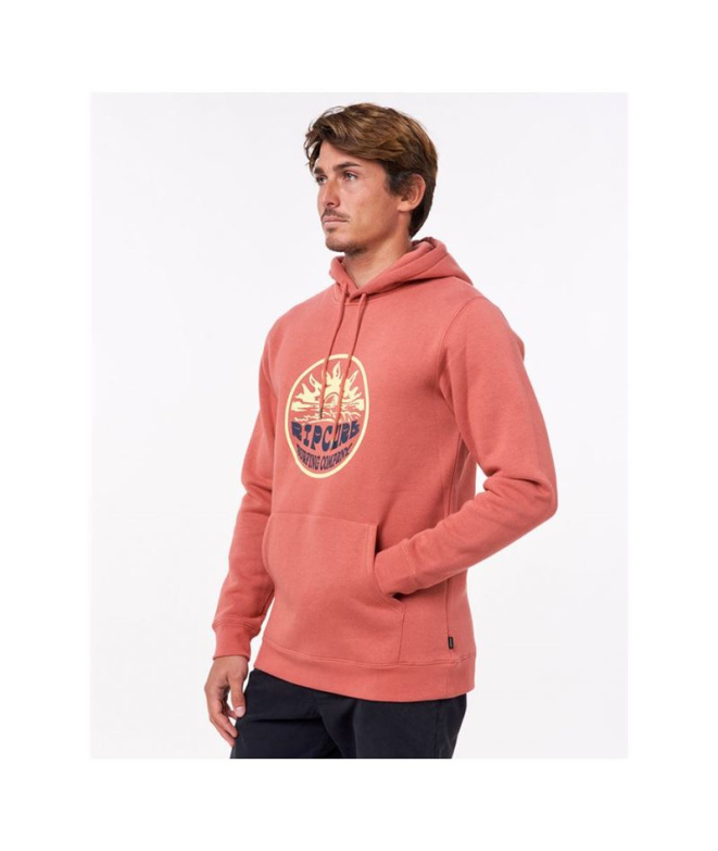 Sudadera con Capucha rosa Rip Curl Down The...