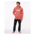 Sweat avec capuche rose Rip Curl Down The Line Homme