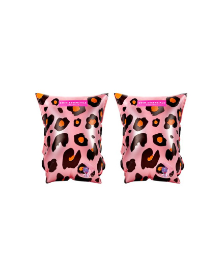 Manguitos Swim Essentials Rosa Dourado Leopardo 0-2 anos