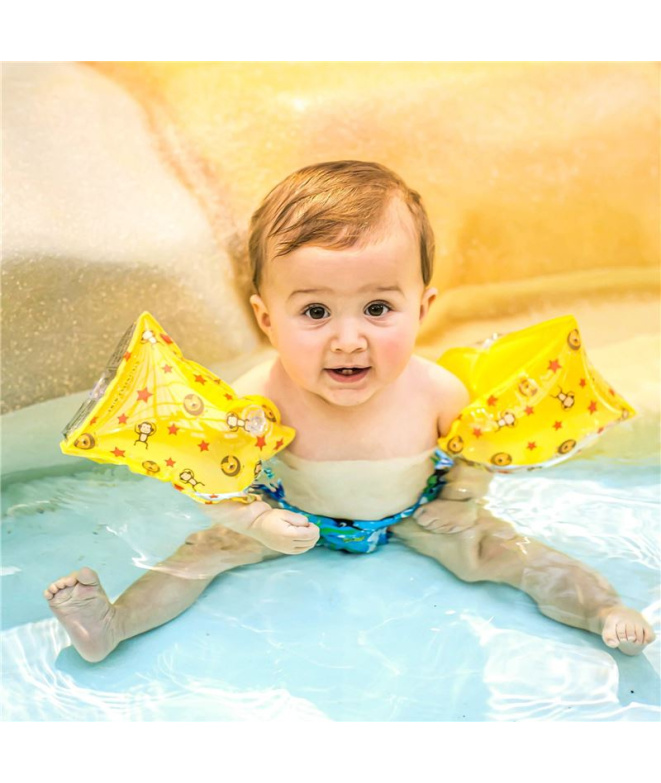 Brassards Swim Essentials Cirque Jaune 0-2 ans