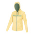 Veste avec capuche jaune de montagne Transworld Liena Femme