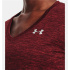 Camiseta vermelha de treino Under Armour Tech™ Twist Mulher