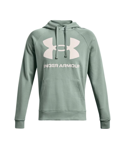 Moletom Under Armour Rival Big Logo verde Homem
