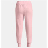 Pantalons Largos rose Under Armour Rival Fleece Fille