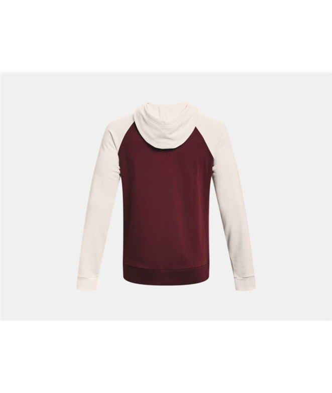Sweat Under Armour Wordmark Colorblock Homme Red