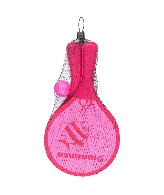 Set de raquettes de pádel plage Waimea Animal Pink