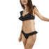 Top bikini Ysabel Mora Volante Copa C Negro