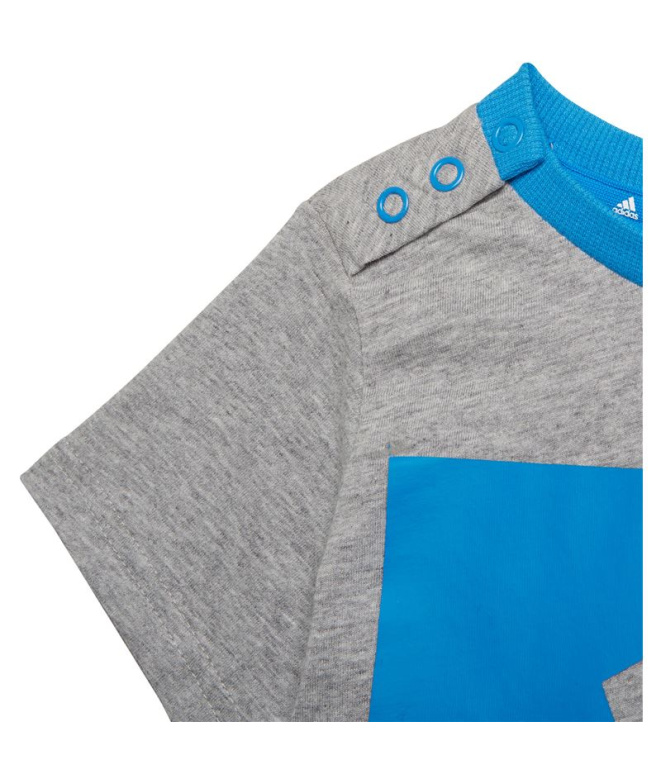 Conjunto adidas Essentials Crianças Cinza