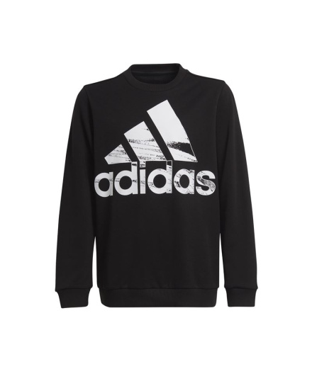 Moletom adidas Suéter Logo Crianças Preto