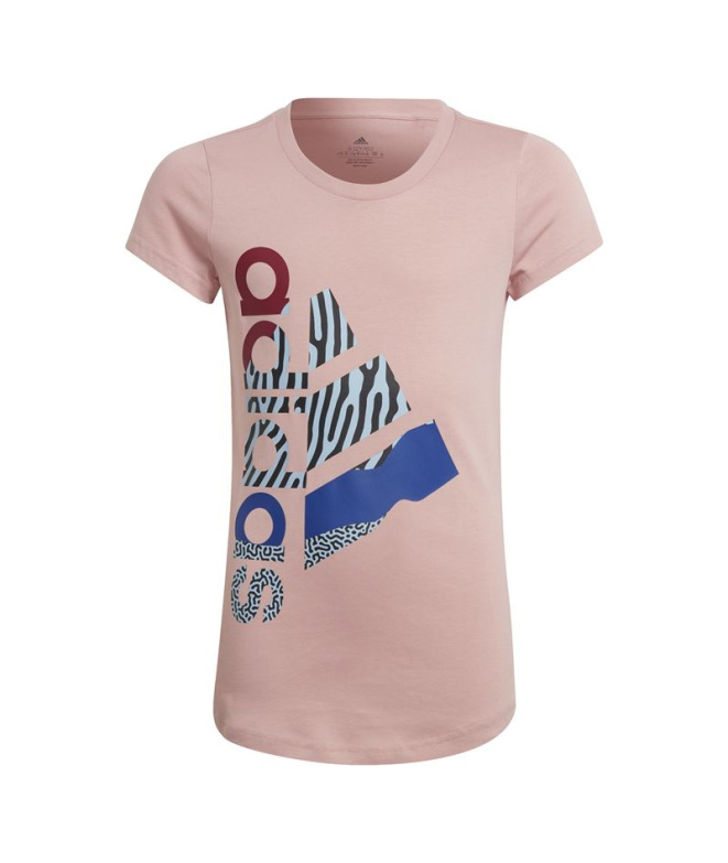 T-shirt adidas Girl Power Fille Mauve