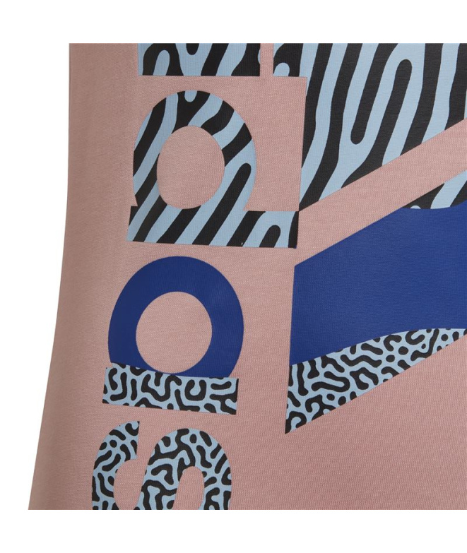 T-shirt adidas Girl Power Fille Mauve