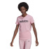 Camiseta adidas Loungewear Essentials Slim Logo W Rosa
