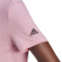 Camiseta adidas Loungewear Essentials Slim Logo W Rosa