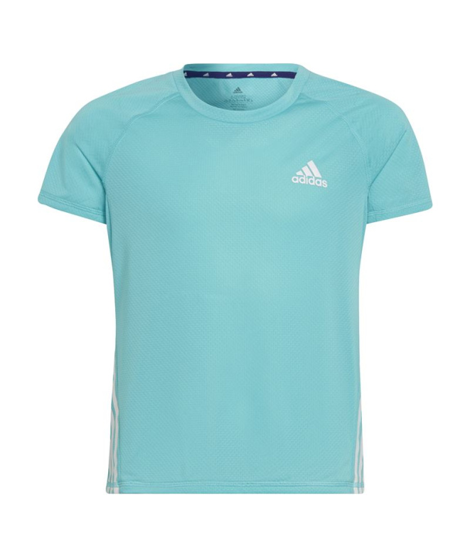 Camiseta adidas AEROREADY 3 bandas Menina Bl