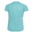 Camiseta adidas AEROREADY 3 bandas Menina Bl