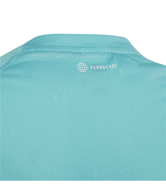 Camiseta adidas AEROREADY 3 bandas Menina Bl