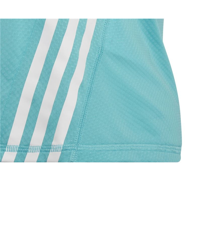Camiseta adidas AEROREADY 3 bandas Menina Bl